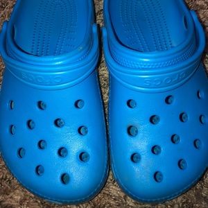 blue CROCS